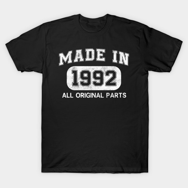 Made in 1992 Birthday gifts 30 Years old 30th Bday Present T-Shirt by flandyglot